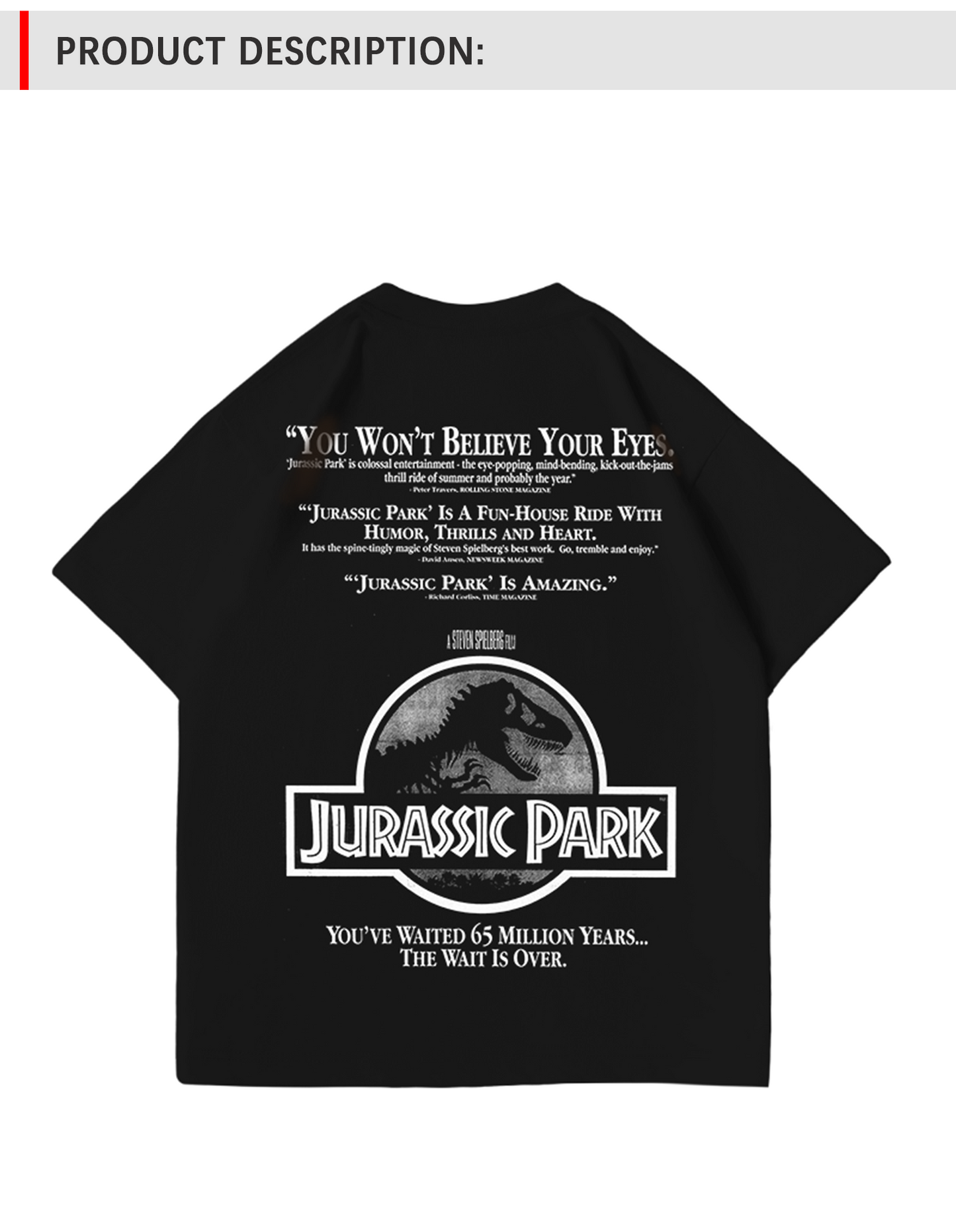 Back Print:DINOSAUR