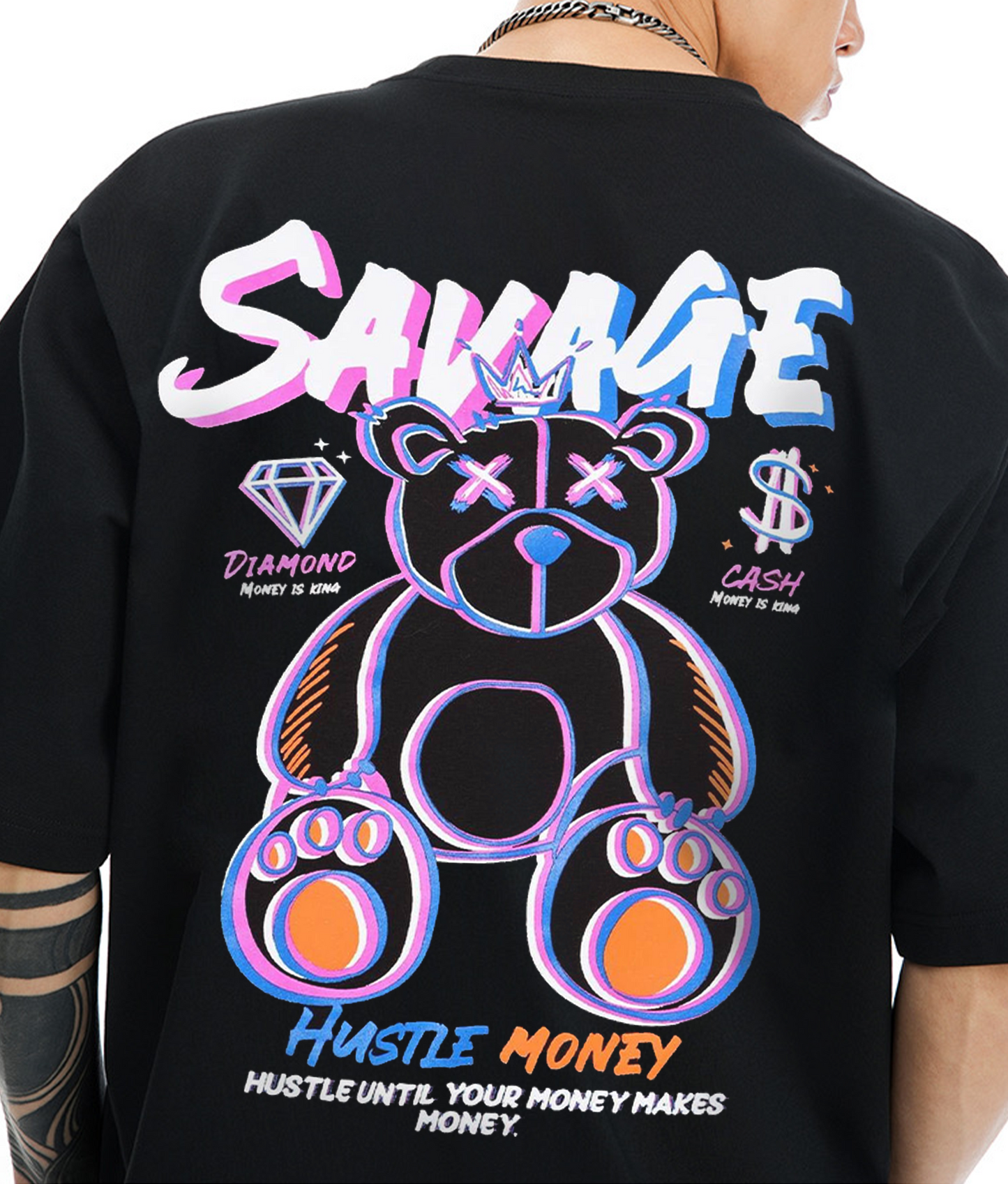 Back Print:SAVAGE BEAR