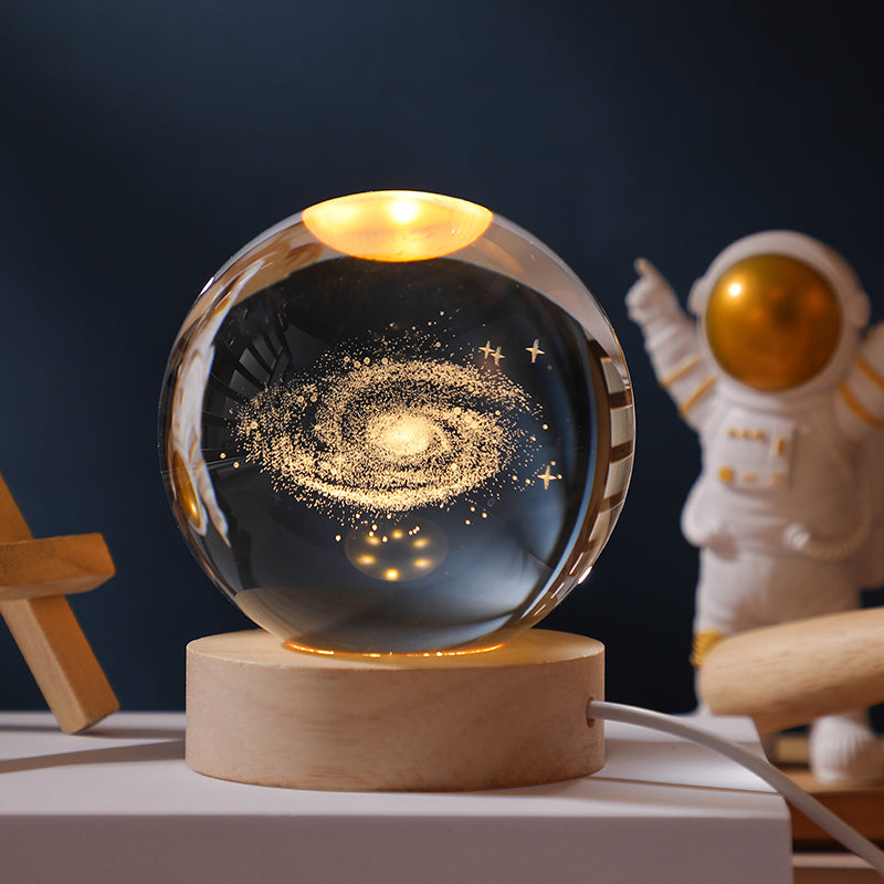 Desktop ornaments: starry sky glass ball