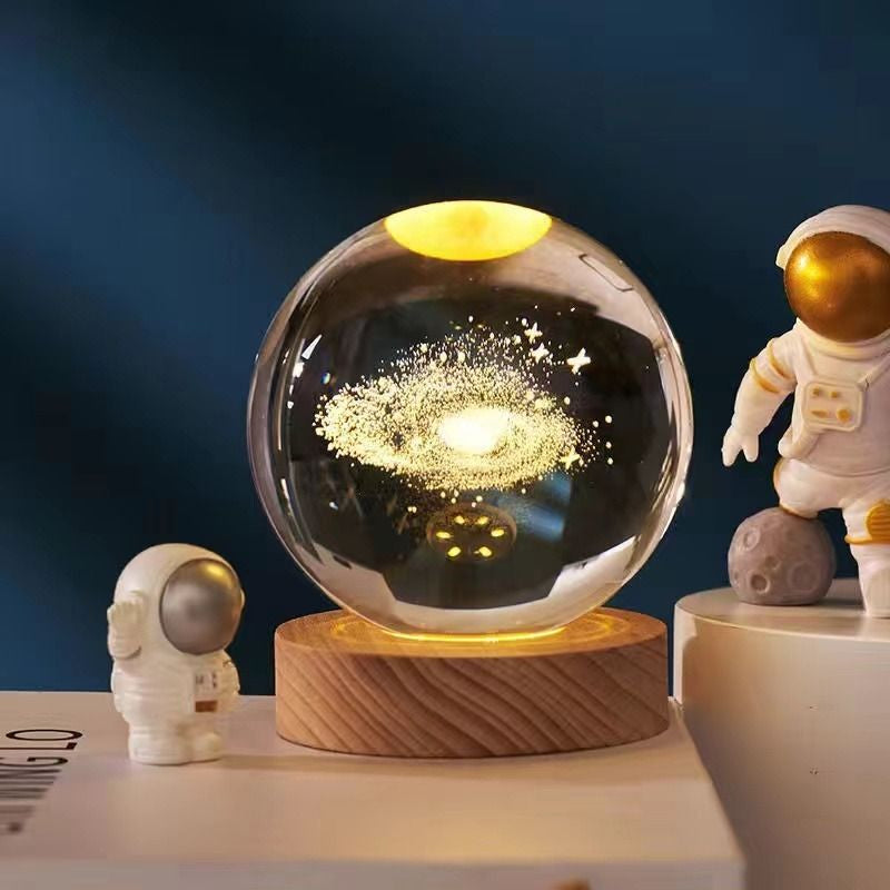 Desktop ornaments: starry sky glass ball