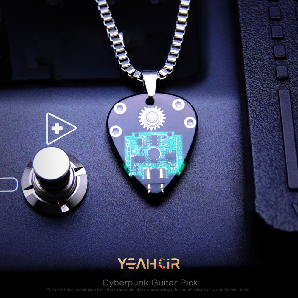 Electric guitar pick: necklace