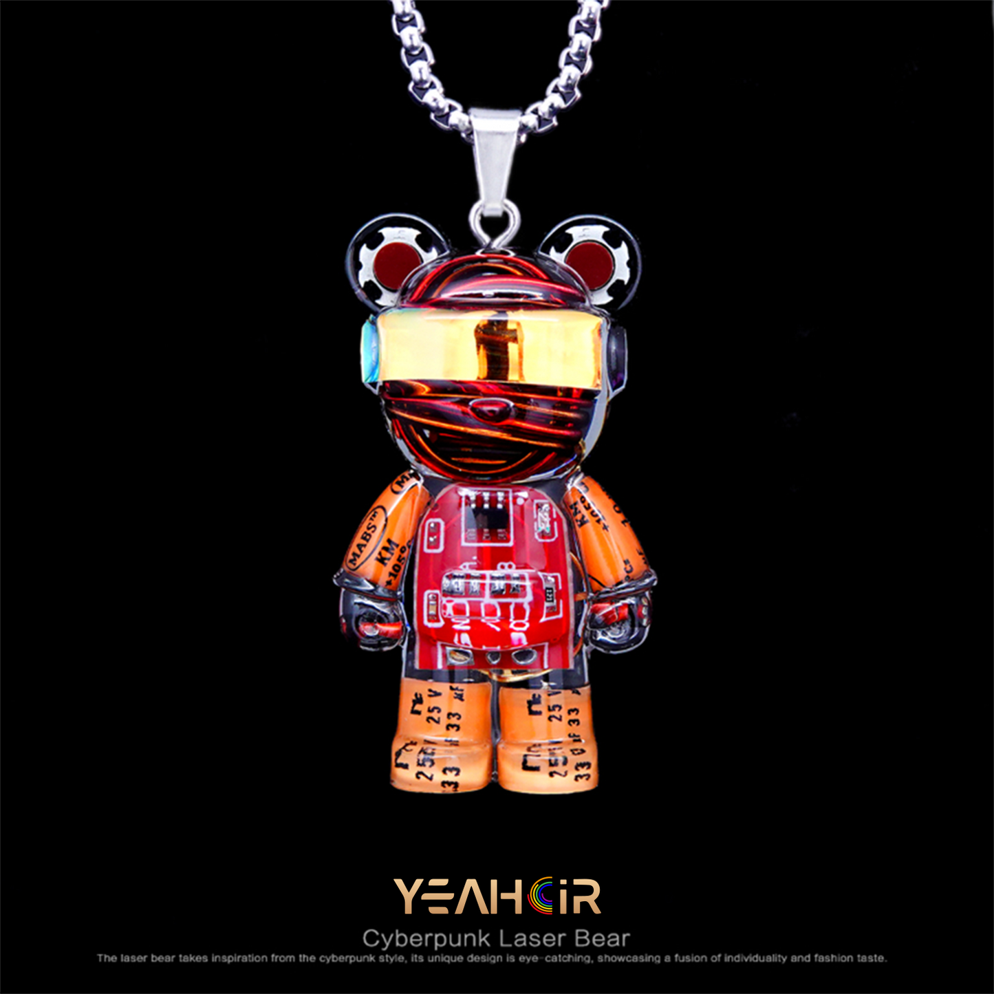 Sunglasses Bear: Necklace