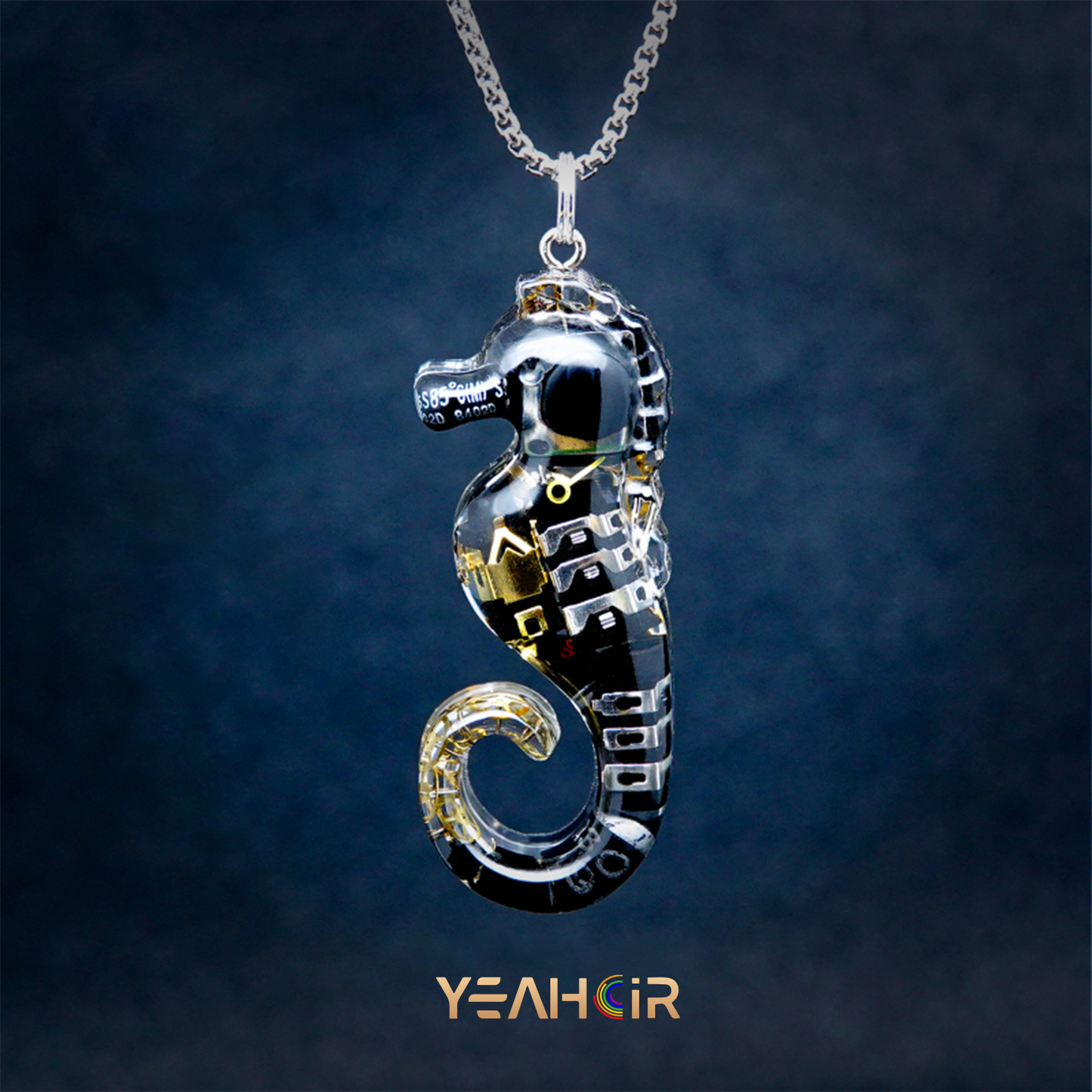 Cyberpunk Seahorse: Necklace