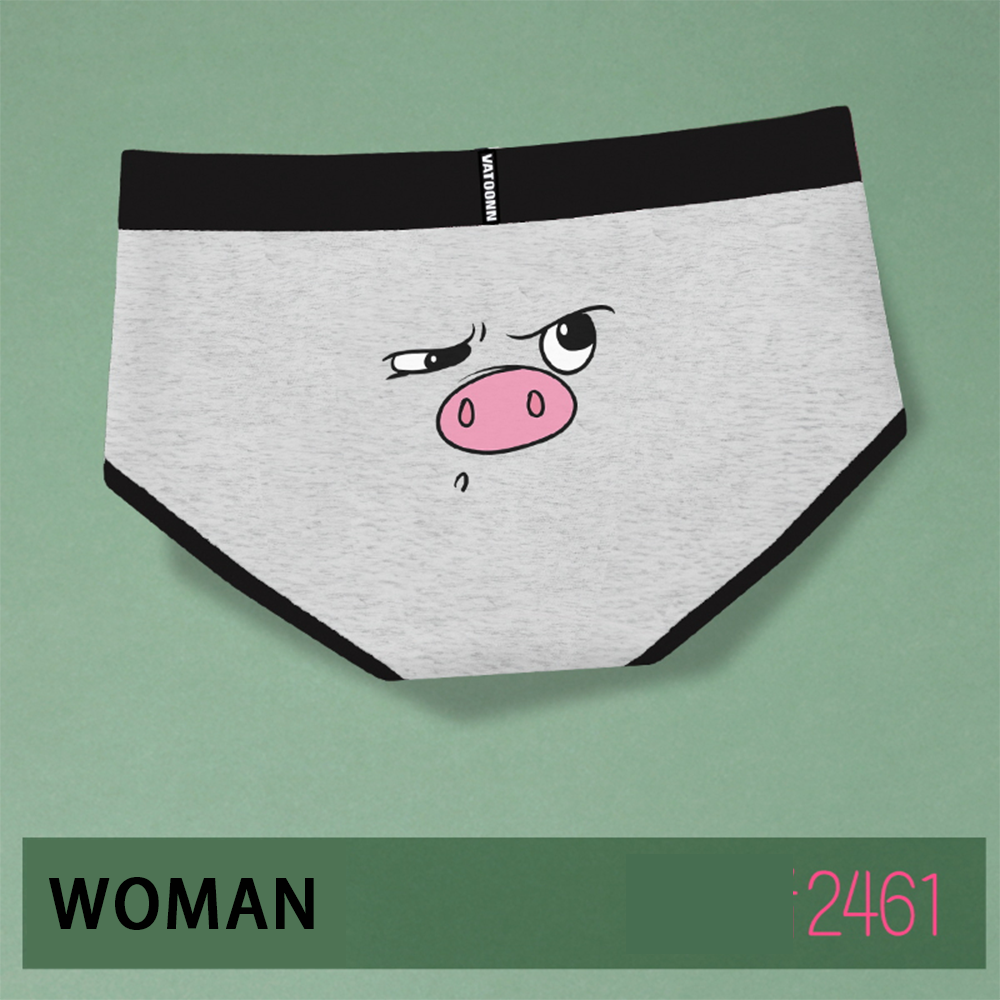 Pig With Dog:Briefs