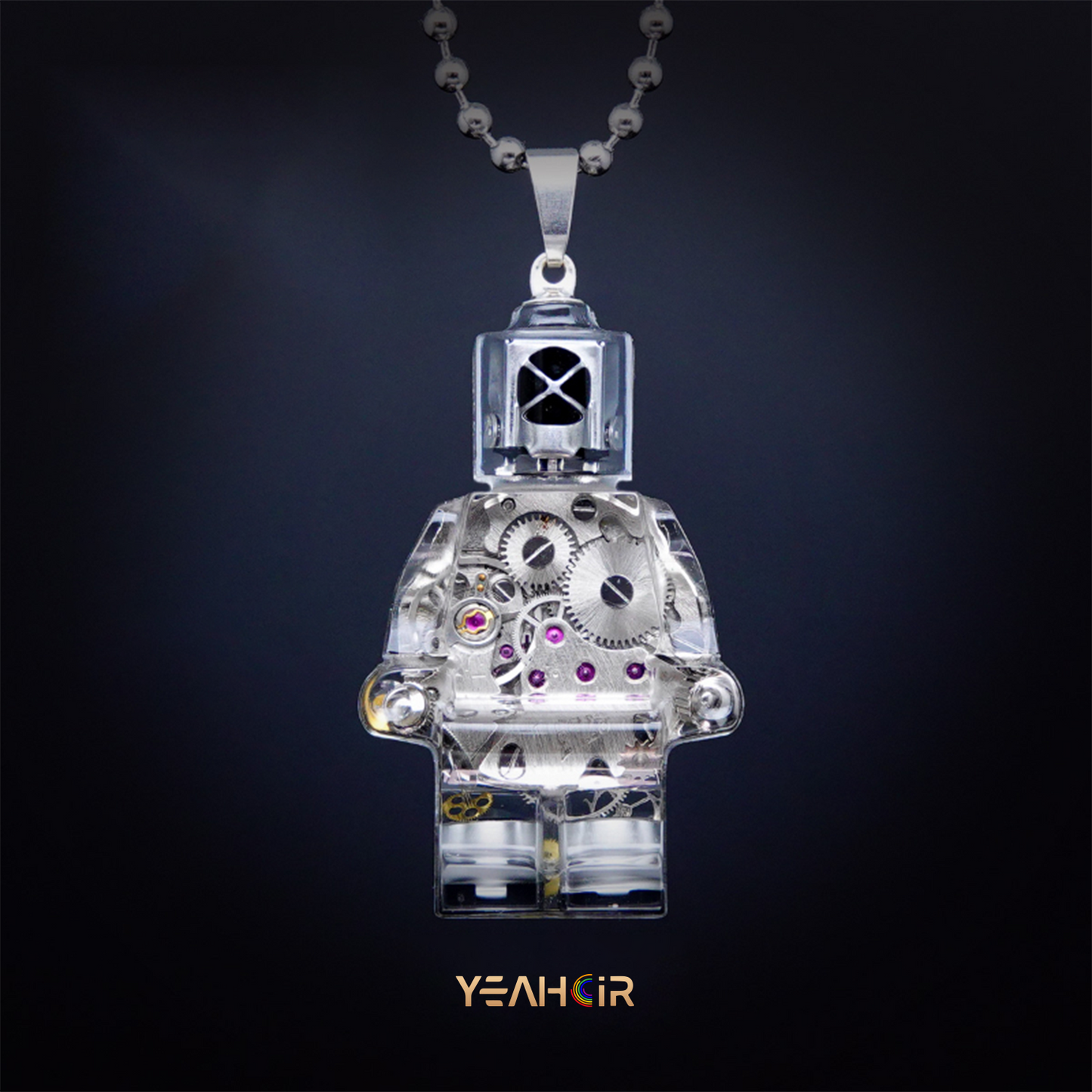 Steampunk Robot: Necklace