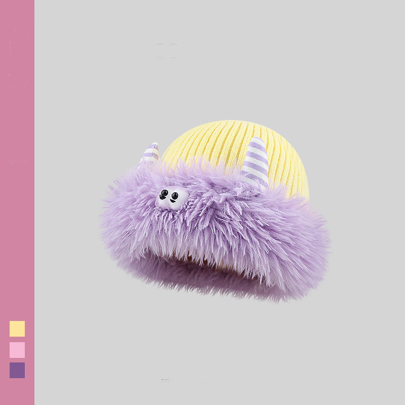 Knitted Hat： Monster