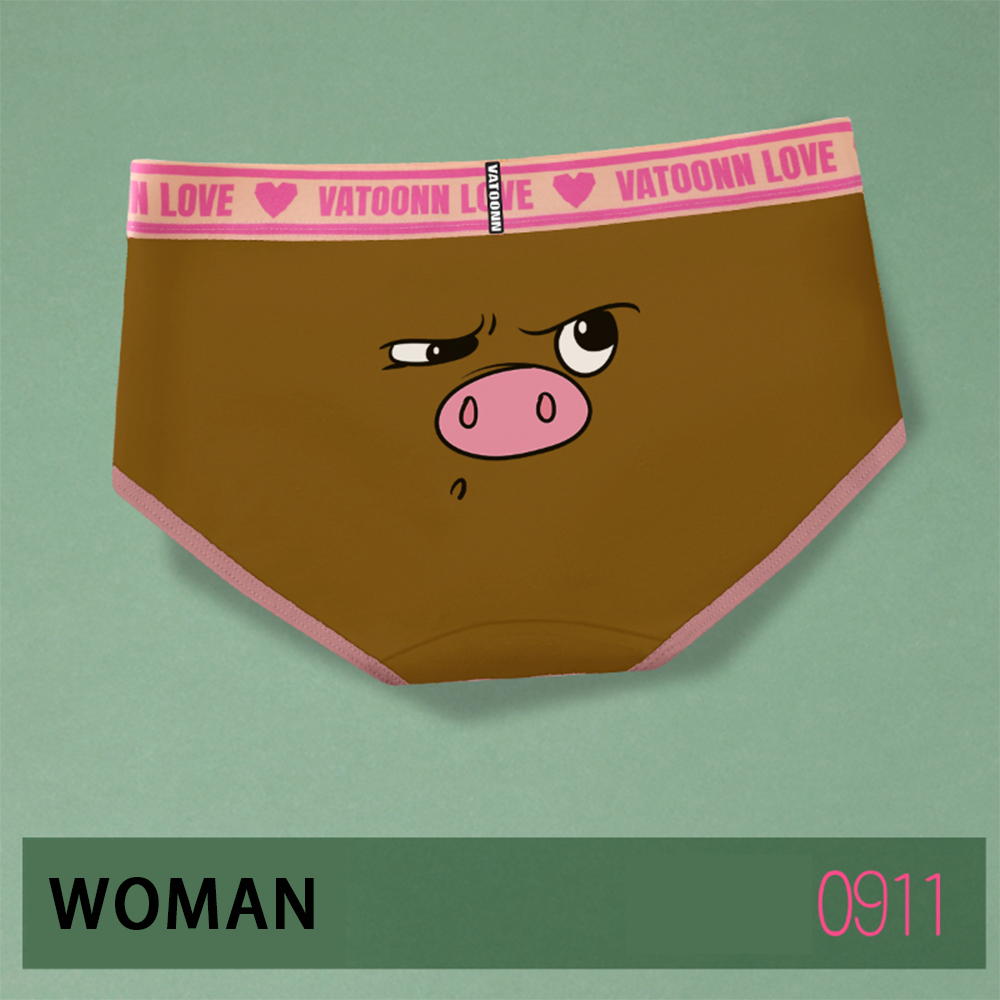 Pig With Dog:Briefs