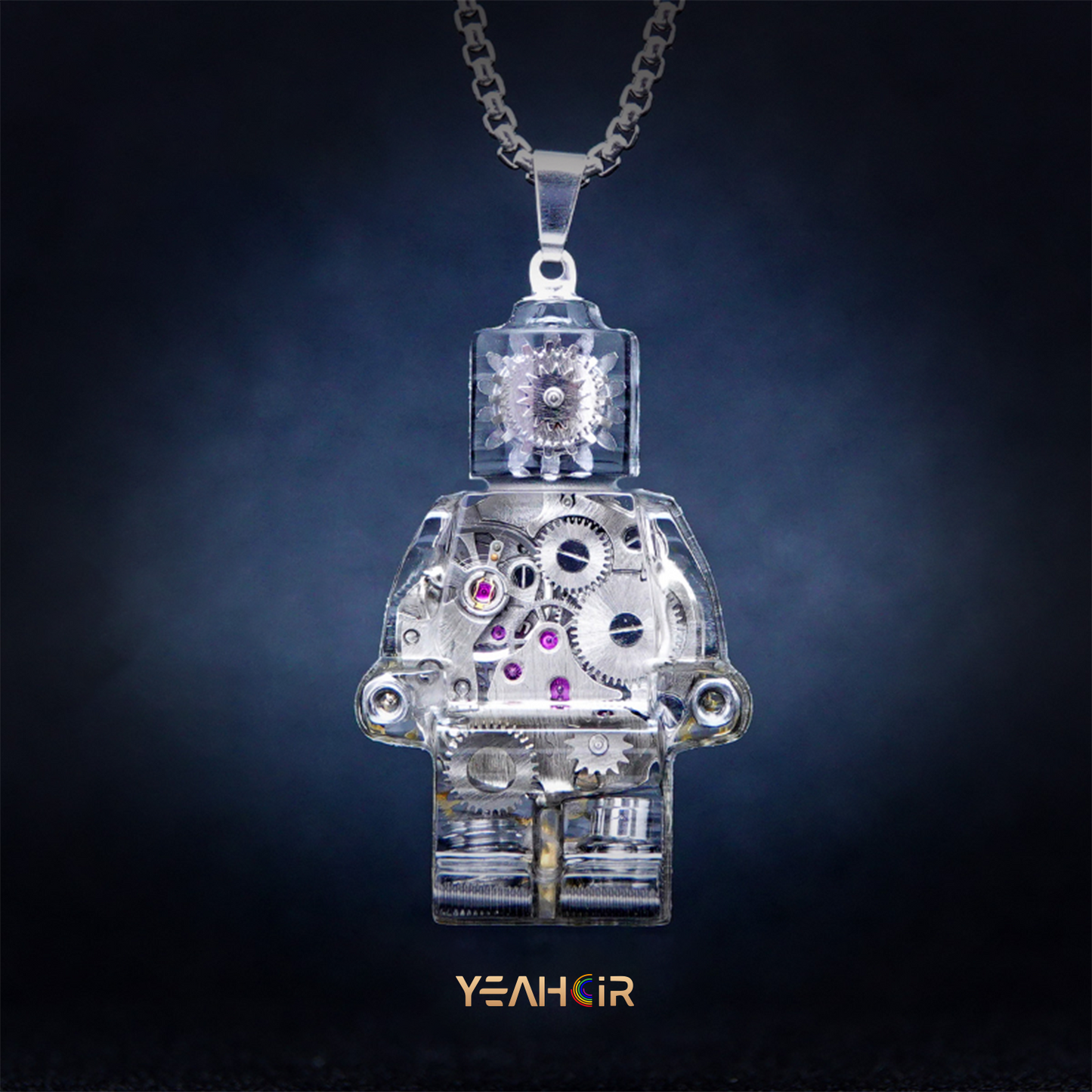 Steampunk Robot: Necklace