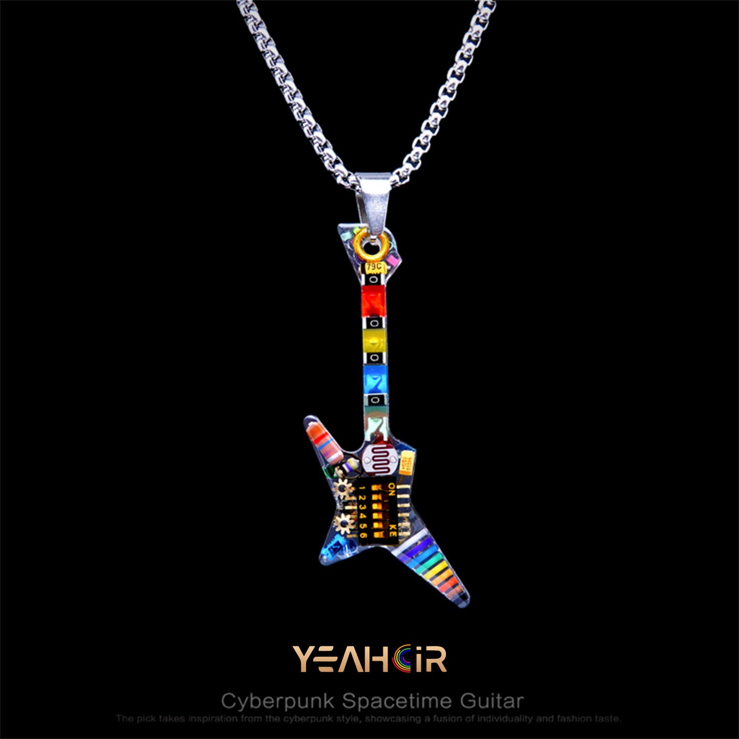 Mechanical Guitar: Necklace