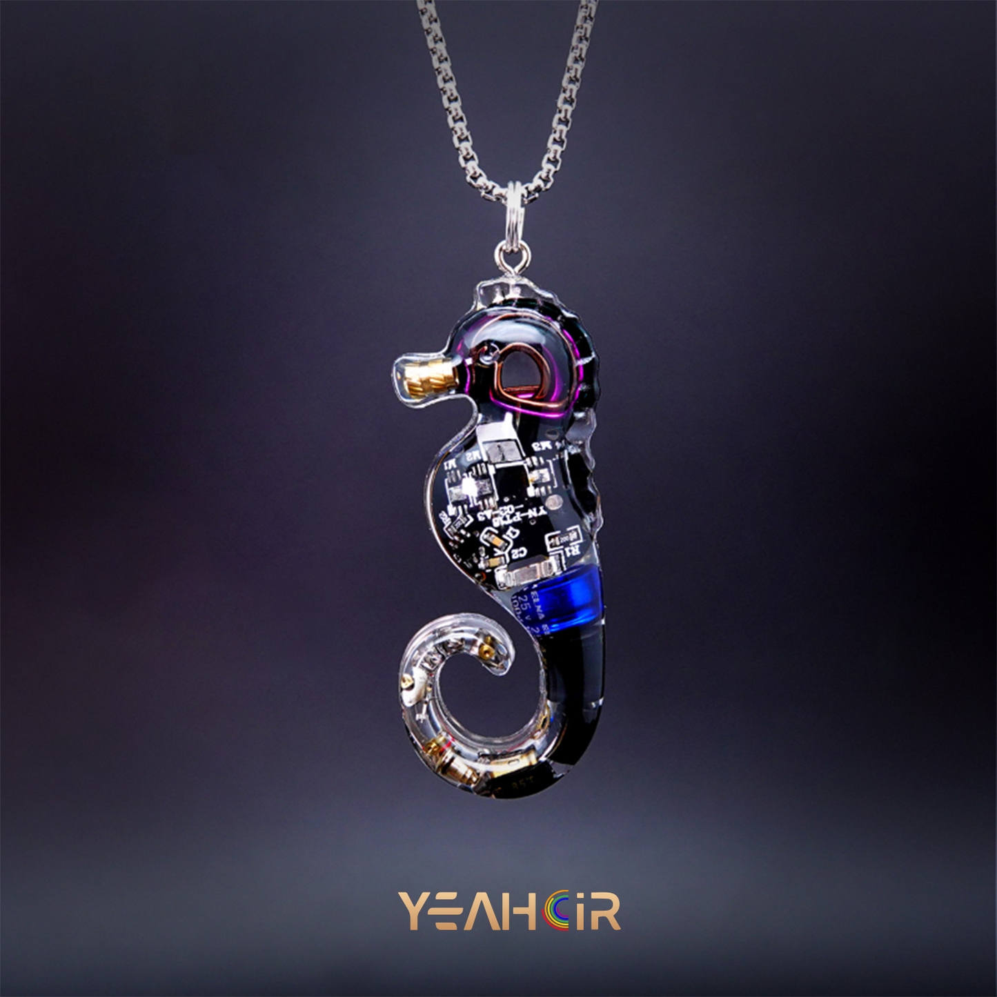 Cyberpunk Seahorse: Necklace