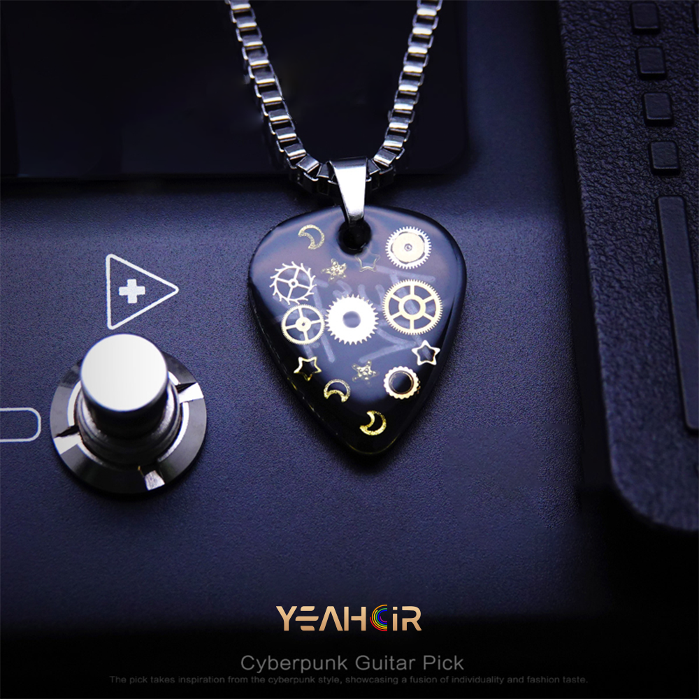 Electric guitar pick: necklace