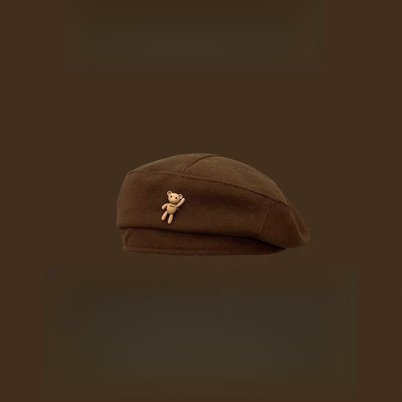 Beret: Brown