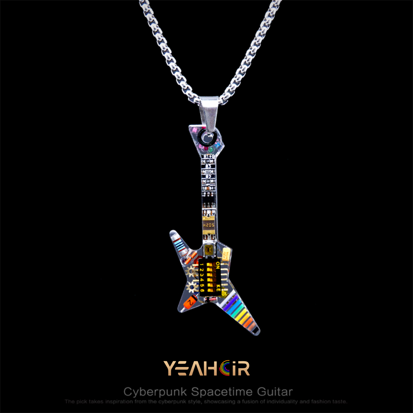 Mechanical Guitar: Necklace