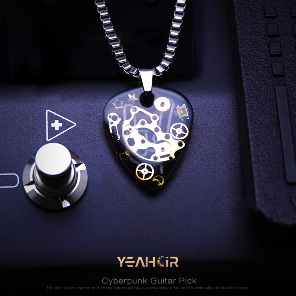 Electric guitar pick: necklace