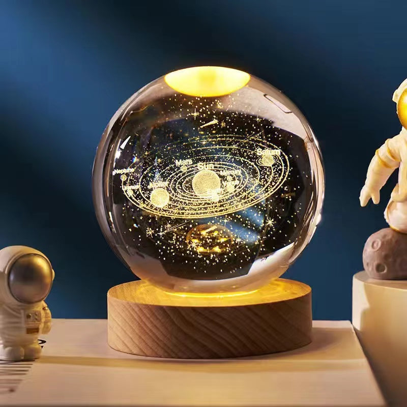 Desktop ornaments: starry sky glass ball