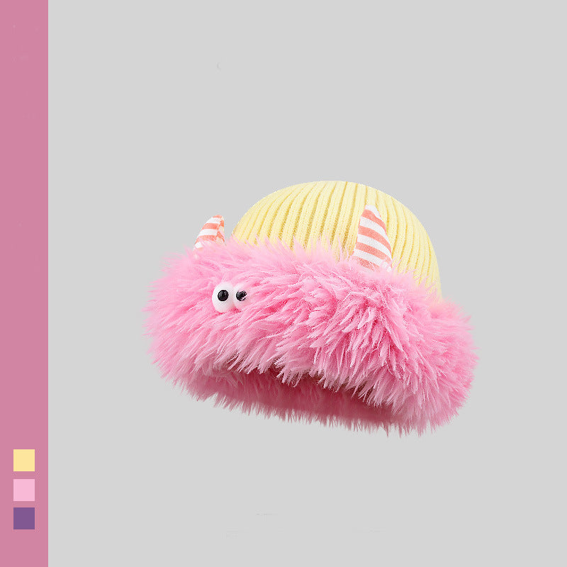 Knitted Hat： Monster