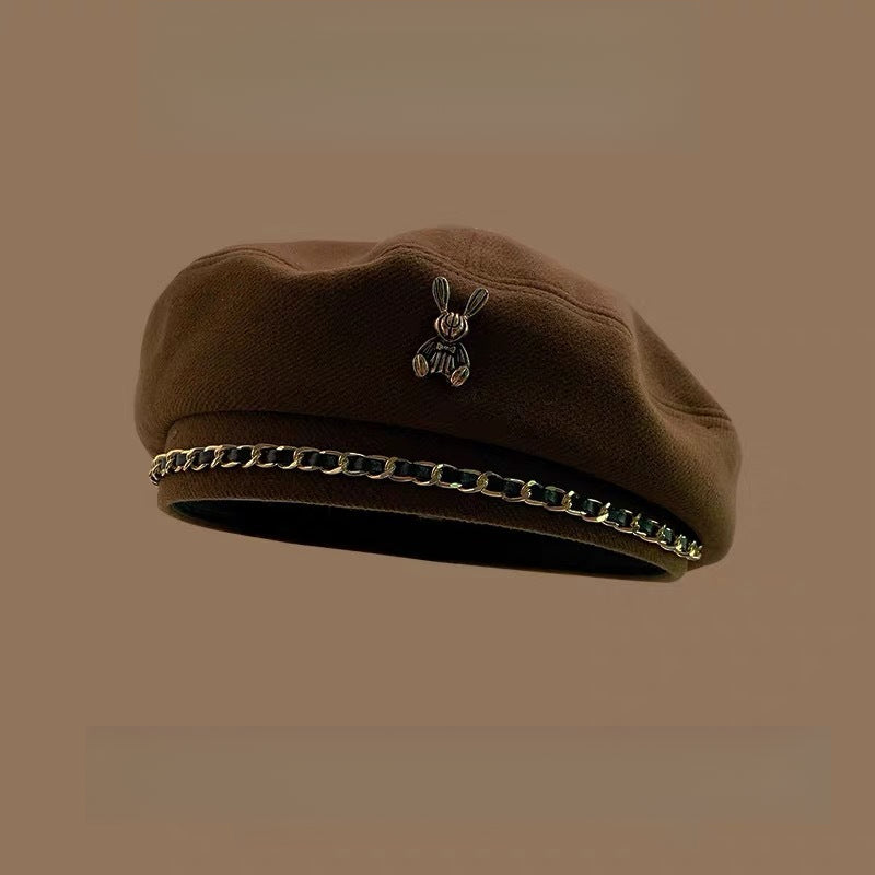 Beret: Brown